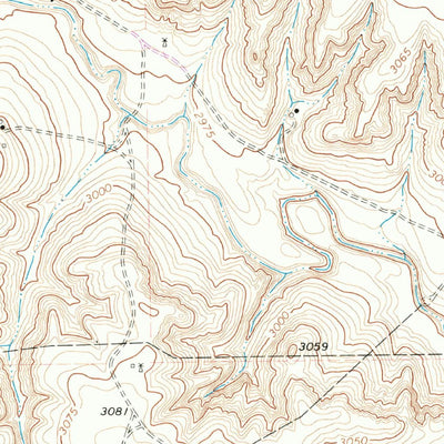 United States Geological Survey Kimball, TX (1962, 24000-Scale) digital map