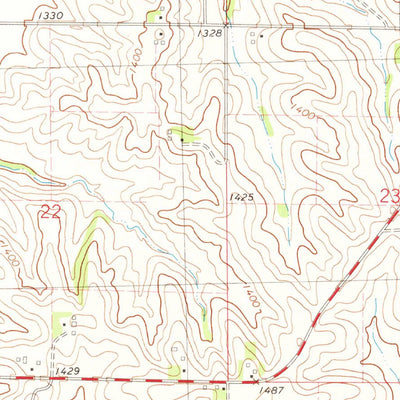 United States Geological Survey Kimballton, IA (1978, 24000-Scale) digital map