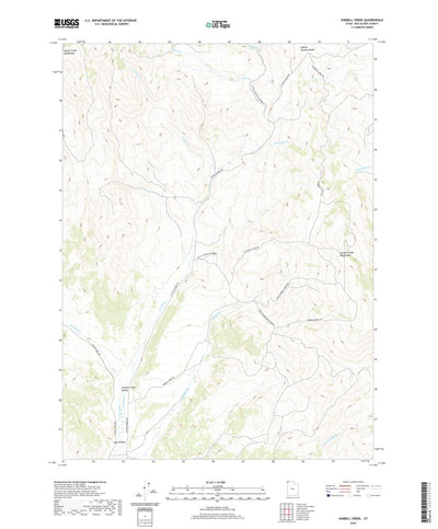 United States Geological Survey Kimbell Creek, UT (2020, 24000-Scale) digital map