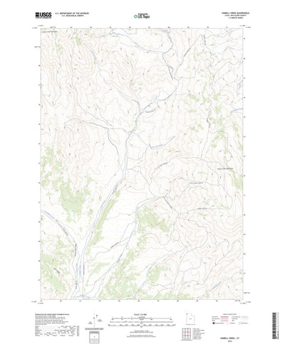 United States Geological Survey Kimbell Creek, UT (2023, 24000-Scale) digital map