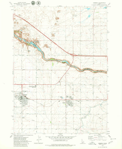 United States Geological Survey Kimberly, ID (1979, 24000-Scale) digital map