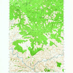United States Geological Survey Kimberly, OR (1953, 62500-Scale) digital map