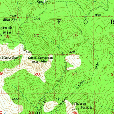 United States Geological Survey Kimberly, OR (1953, 62500-Scale) digital map