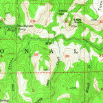 United States Geological Survey Kimberly, OR (1953, 62500-Scale) digital map
