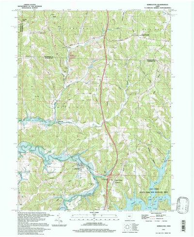 United States Geological Survey Kimbolton, OH (1994, 24000-Scale) digital map