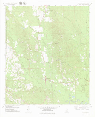 United States Geological Survey Kimbrough, AL (1978, 24000-Scale) digital map