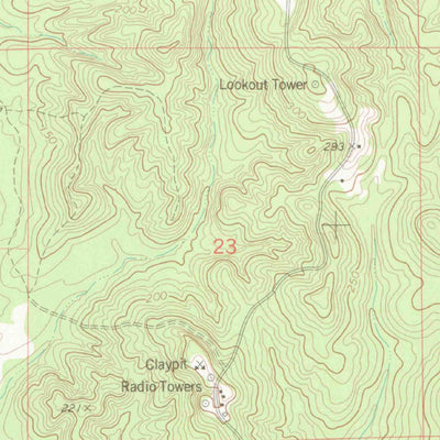 United States Geological Survey Kimbrough, AL (1978, 24000-Scale) digital map