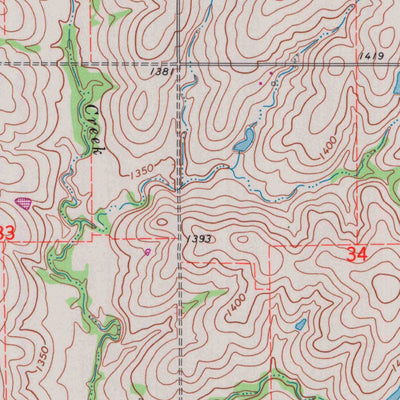United States Geological Survey Kimeo, KS (1968, 24000-Scale) digital map