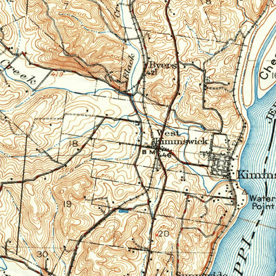United States Geological Survey Kimmswick, MO-IL (1916, 62500-Scale) digital map