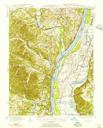 United States Geological Survey Kimmswick, MO-IL (1948, 62500-Scale) digital map