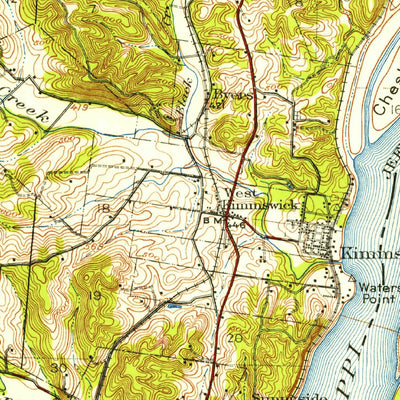 United States Geological Survey Kimmswick, MO-IL (1948, 62500-Scale) digital map