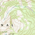 United States Geological Survey Kimta Peak, WA (1990, 24000-Scale) digital map