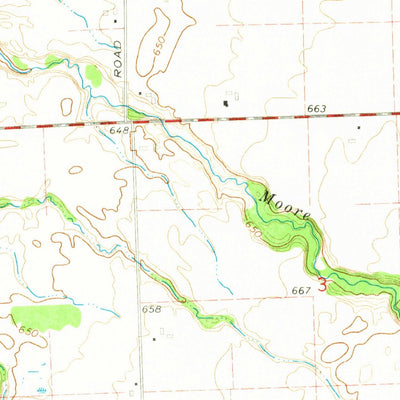 United States Geological Survey Kinde West, MI (1970, 24000-Scale) digital map