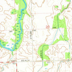 United States Geological Survey Kinde West, MI (1970, 24000-Scale) digital map
