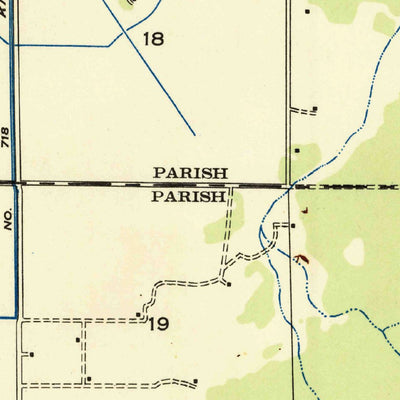 United States Geological Survey Kinder, LA (1947, 31680-Scale) digital map