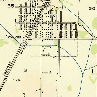 United States Geological Survey Kinder, LA (1947, 31680-Scale) digital map