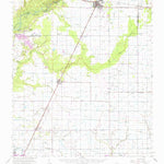 United States Geological Survey Kinder, LA (1959, 62500-Scale) digital map