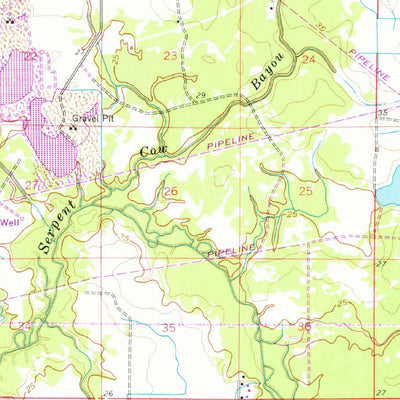 United States Geological Survey Kinder, LA (1959, 62500-Scale) digital map