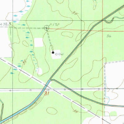 United States Geological Survey Kinder, LA (1985, 24000-Scale) digital map