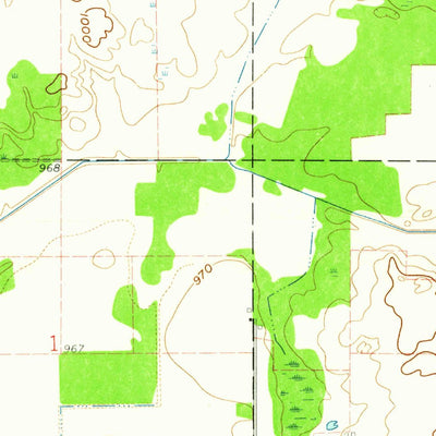 United States Geological Survey Kinderhook, MI-IN (1960, 24000-Scale) digital map