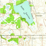 United States Geological Survey Kinderhook, MI-IN (1960, 24000-Scale) digital map