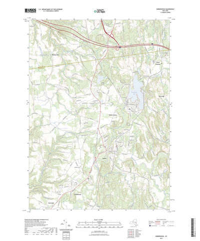 United States Geological Survey Kinderhook, NY (2023, 24000-Scale) digital map