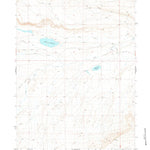 United States Geological Survey Kindt Reservoir, WY (1983, 24000-Scale) digital map