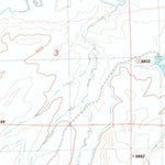 United States Geological Survey Kindt Reservoir, WY (1983, 24000-Scale) digital map