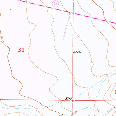 United States Geological Survey King Camp, NM (1951, 24000-Scale) digital map