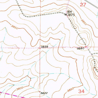 United States Geological Survey King Camp, NM (1951, 24000-Scale) digital map