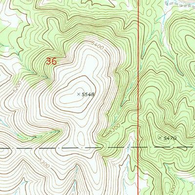 United States Geological Survey King Canyon, AZ (1979, 24000-Scale) digital map