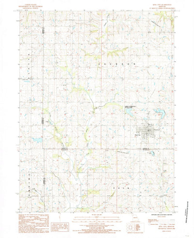 United States Geological Survey King City, MO (1984, 24000-Scale) digital map