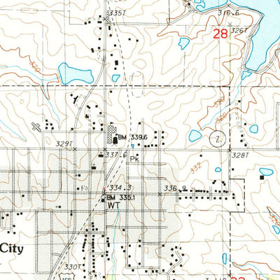 United States Geological Survey King City, MO (1984, 24000-Scale) digital map