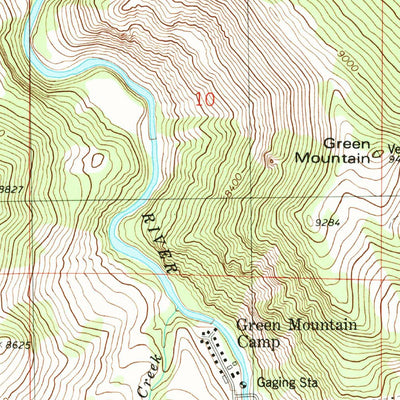 United States Geological Survey King Creek, CO (1980, 24000-Scale) digital map