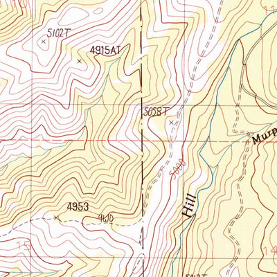 United States Geological Survey King Hill Creek, ID (1986, 24000-Scale) digital map
