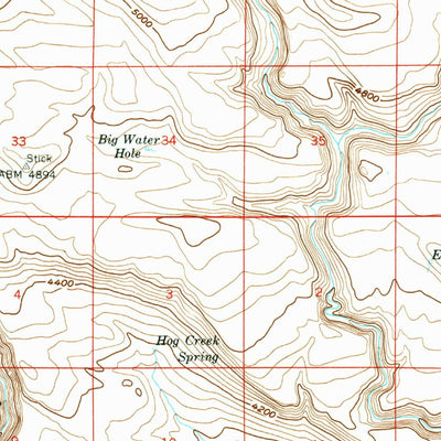 United States Geological Survey King Hill, ID (1958, 62500-Scale) digital map