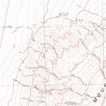 United States Geological Survey King Lear Peak NW, NV (1990, 24000-Scale) digital map