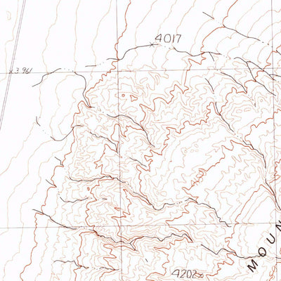 United States Geological Survey King Lear Peak NW, NV (1990, 24000-Scale) digital map