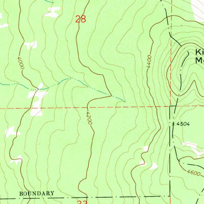 United States Geological Survey King Mountain, WA (1971, 24000-Scale) digital map