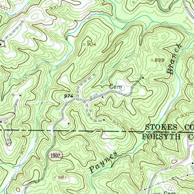 United States Geological Survey King, NC (1964, 24000-Scale) digital map