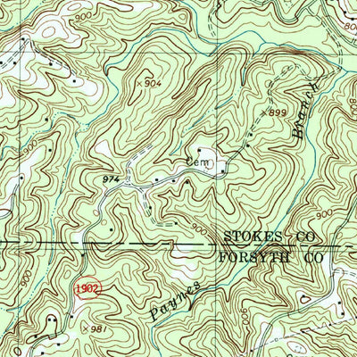 United States Geological Survey King, NC (1996, 24000-Scale) digital map