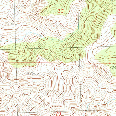 United States Geological Survey King Top, UT (1991, 24000-Scale) digital map