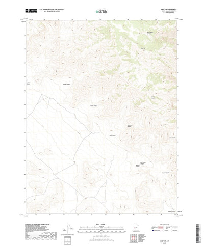 United States Geological Survey King Top, UT (2020, 24000-Scale) digital map