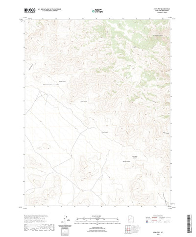 United States Geological Survey King Top, UT (2023, 24000-Scale) digital map