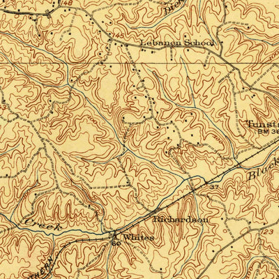 United States Geological Survey King William, VA (1920, 62500-Scale) digital map