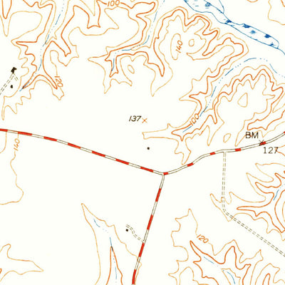 United States Geological Survey King William, VA (1949, 24000-Scale) digital map