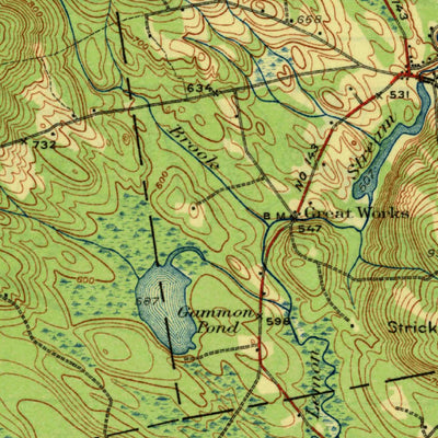 United States Geological Survey Kingfield, ME (1932, 62500-Scale) digital map