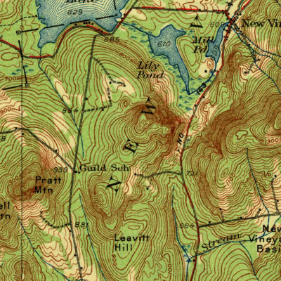 United States Geological Survey Kingfield, ME (1932, 62500-Scale) digital map