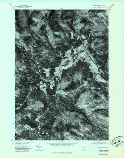 United States Geological Survey Kingfield, ME (1977, 24000-Scale) digital map
