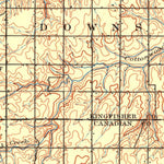 United States Geological Survey Kingfisher, OK (1892, 125000-Scale) digital map